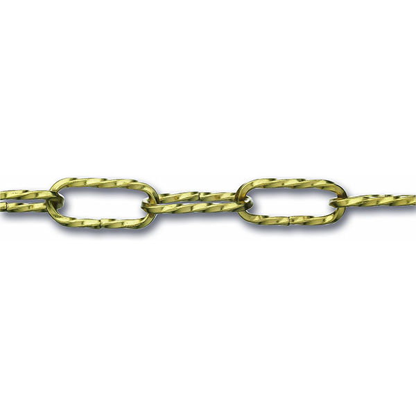 CHAINE LUSTRE TORSADE LAITONNE 10KG D2.2MM 1.5M