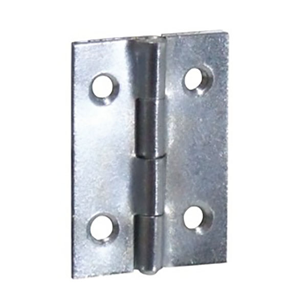CHARNIERE RECTANGLE ACIER ZINGUE 20X16 X4