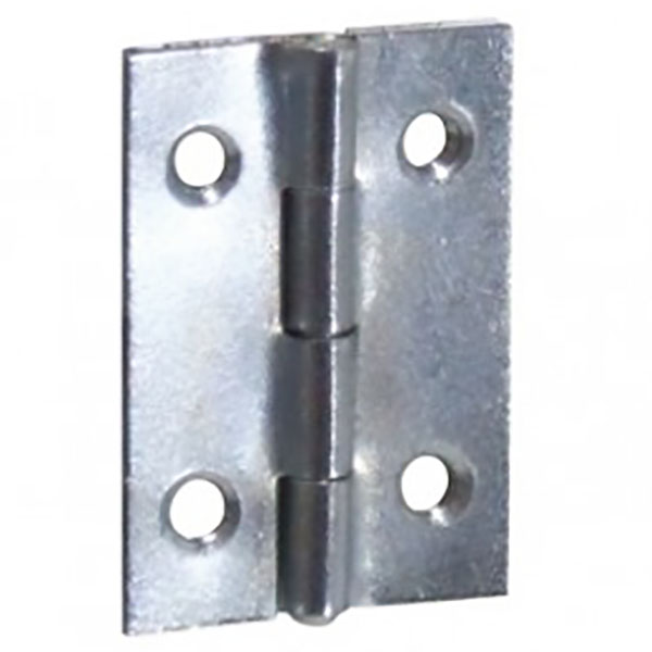 CHARNIERE RECTANGLE ACIER ZINGUE 35X22 X2