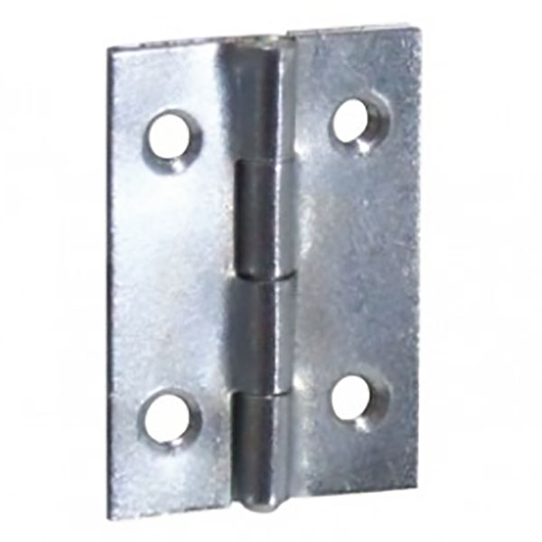 CHARNIERE RECTANGLE ACIER ZINGUE 50X30 X1