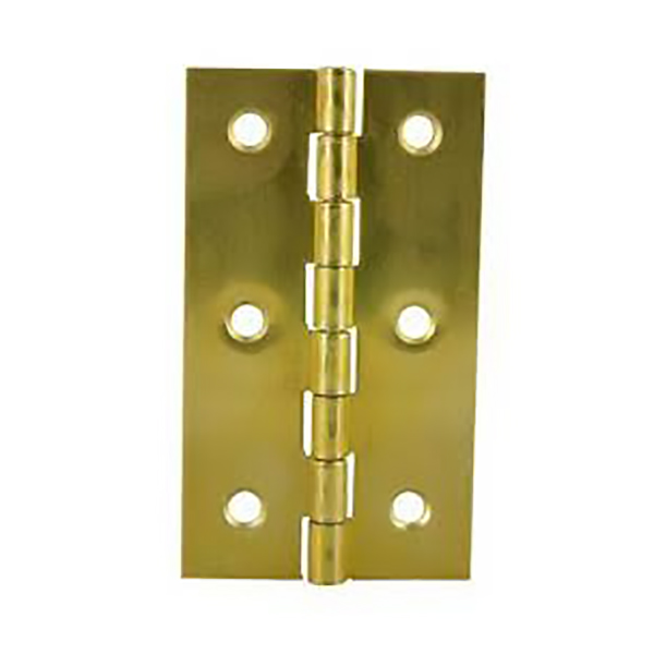 CHARNIERE RECTANGLE LAITON 80X45 X1