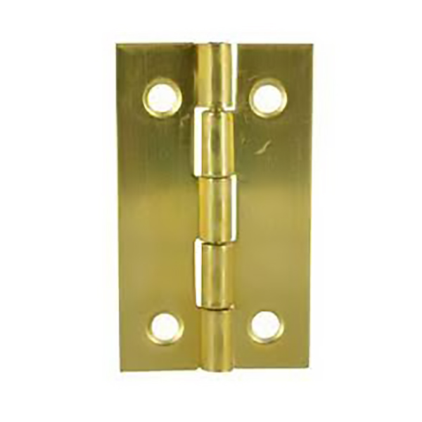 CHARNIERE RECTANGLE LAITON 50X30 X2