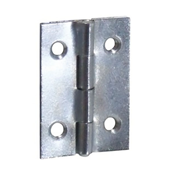 CHARNIERE RECTANGLE ACIER ZINGUE 40X25 X10