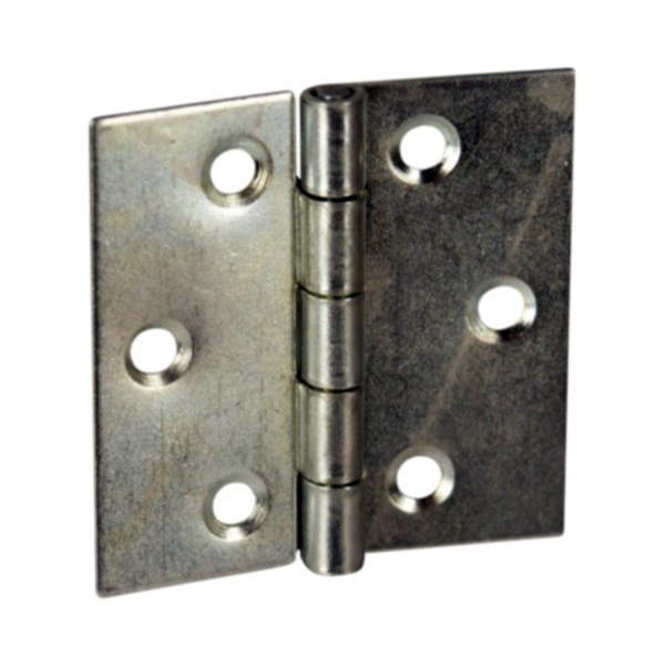 CHARNIERE CARRE ACIER ZINGUE 50X50 X2