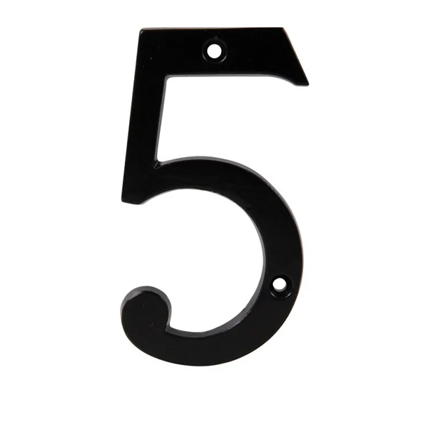 CHIFFRE FONTE NOIR 10 CM - 5
