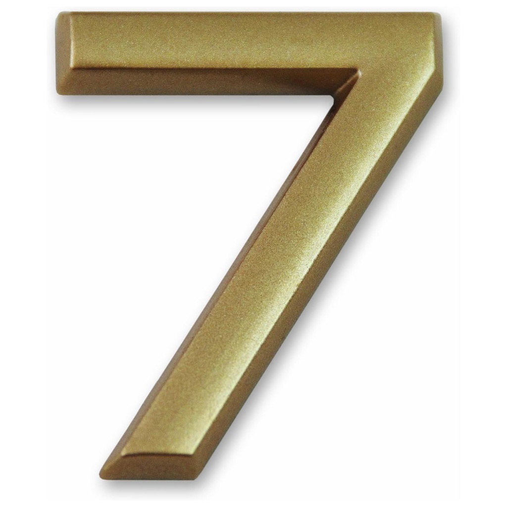 CHIFFRE DORE ADHESIF 37MM - 7