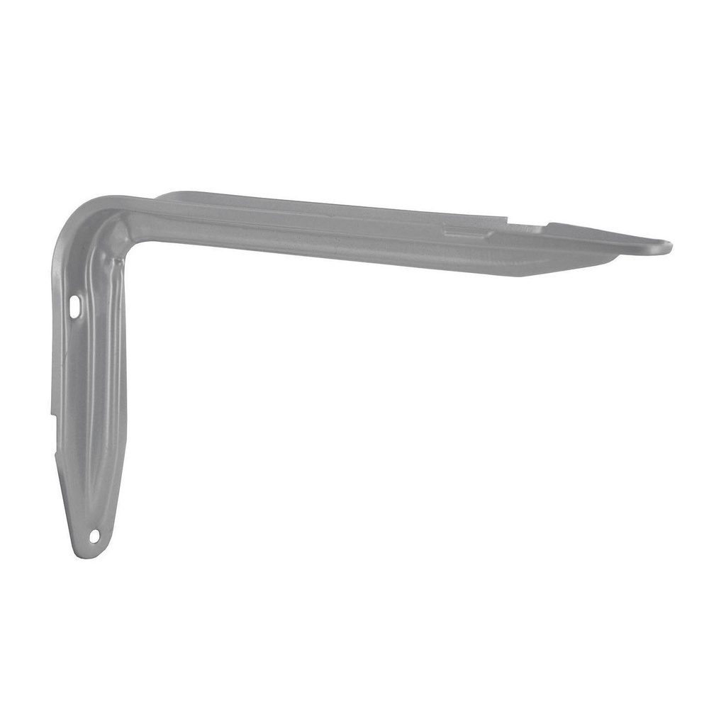 CONSOLE EQUERRE EMBOUTIE ACIER BLANC 150X230