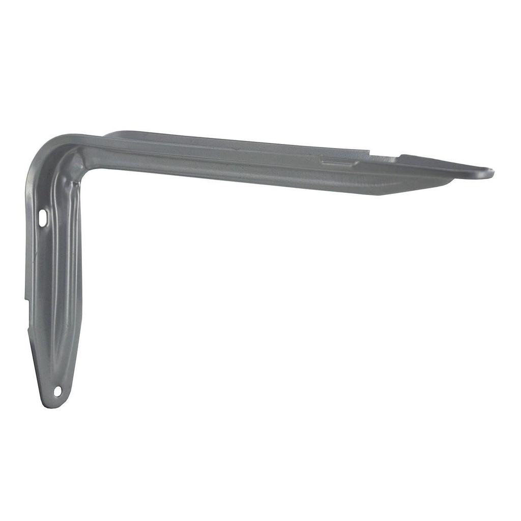 CONSOLE EQUERRE EMBOUTIE ACIER GRIS 180X330