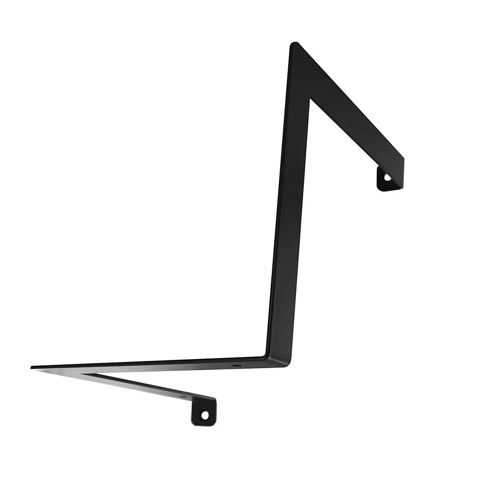CONSOLE PARENTHESE 150X150 ACIER NOIR DRT