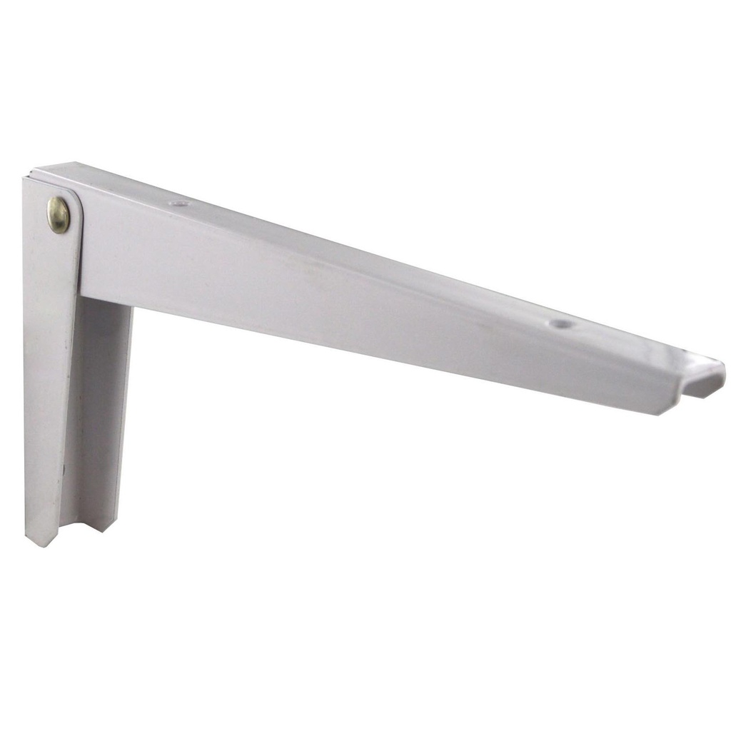 CONSOLE PLIANTE ACIER BLANC 300X130