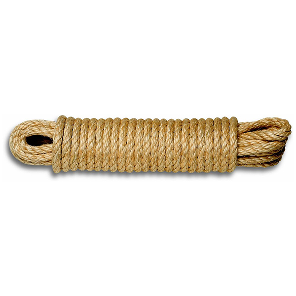 CORDE SISAL TORSADEE 97KG D4MM L10M