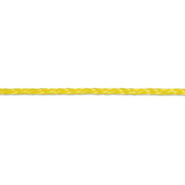 CORDE POLYPROPYLENE TRESSEE JAUNE 200KG D4MM/M