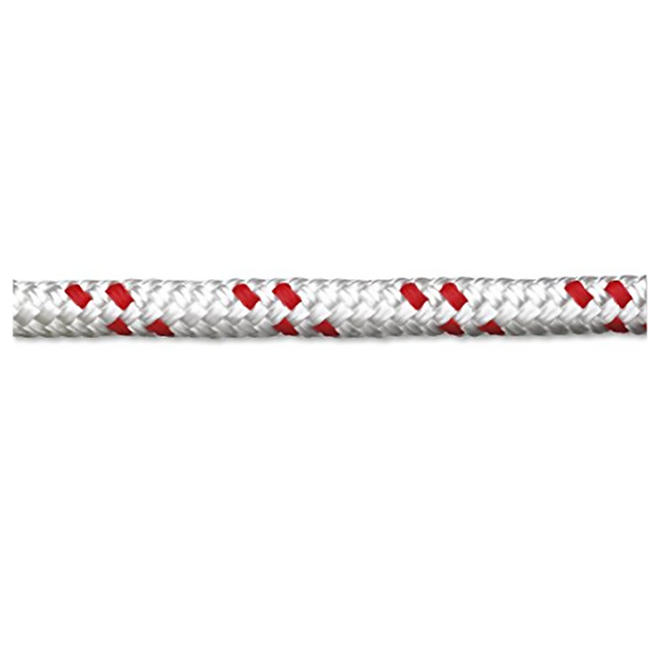 CORDE POLYESTER PRE-ETIREBLANC/ROUGE 2.8T D12MM/M