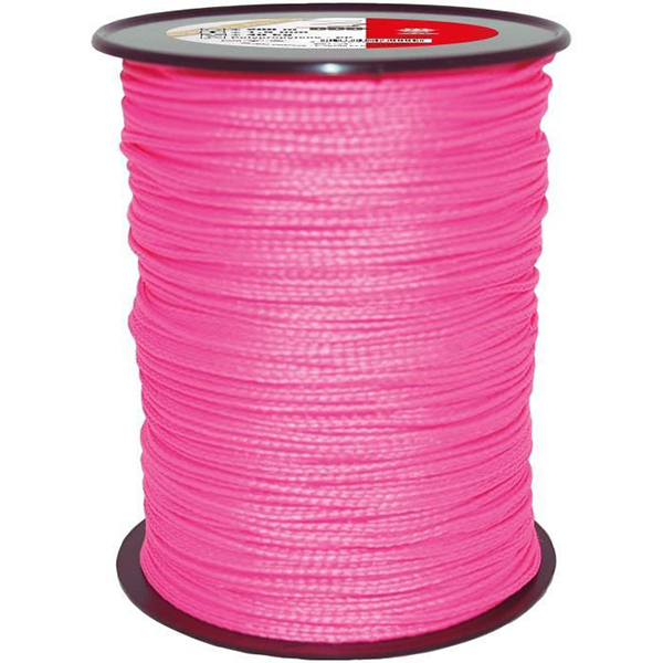 CORDE POLYPROPYLENE TRESSE ROSE 40KG D1.5MM L200M