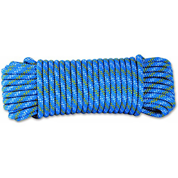 CORDE POLYPROPYLENE TRESSE BLEUE 450KG D6MM L15M