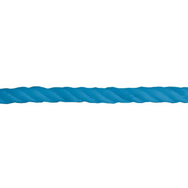 CORDE POLYPROPYLENE TORSADEE BLEUE 1.7T D12MM/M