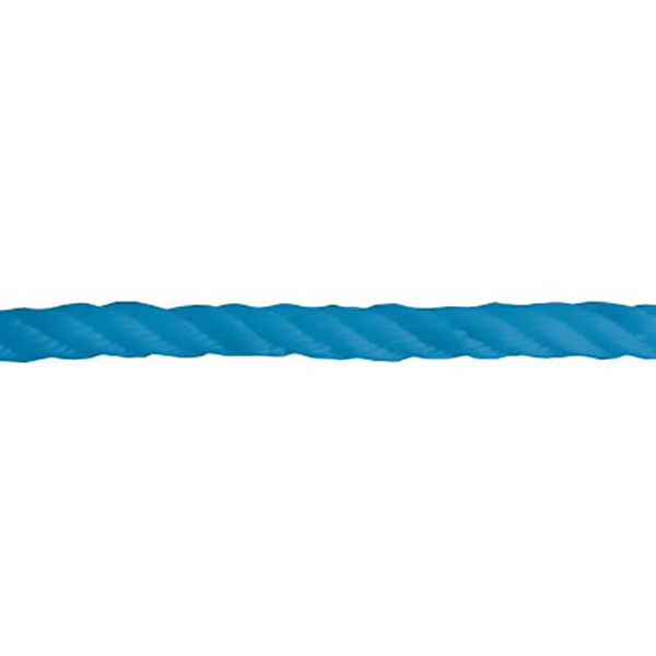 CORDE POLYPROPYLENE TORSADEE BLEUE 580KG D6MM/M