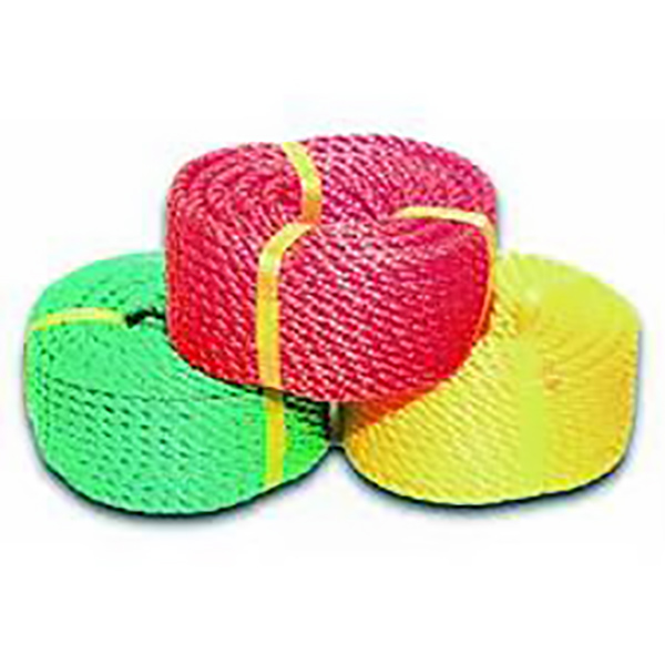 CORDE POLYPROPYLENE TORSADEE COULEUR ASSORTIS D6MM L20M