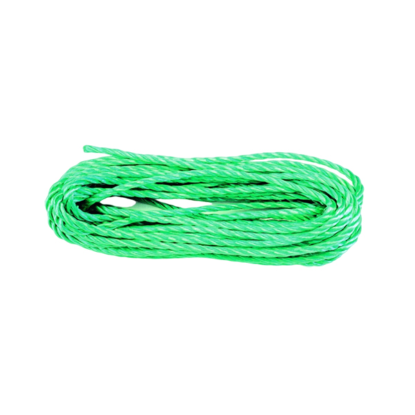 CORDE POLYPROPYLENE TORSADEE VERTE D8MM L25M