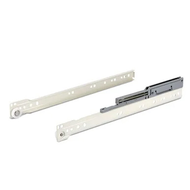 COULISSE AVEC AMORTISSEUR SS/TIR 25KG BLANC L300 X2