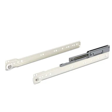 COULISSE AVEC AMORTISSEUR SS/TIR 25KG BLANC L350 X2