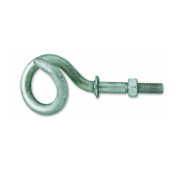 CROCHET GYMNASE ECROU ACIER ZINGUE D12X70MM