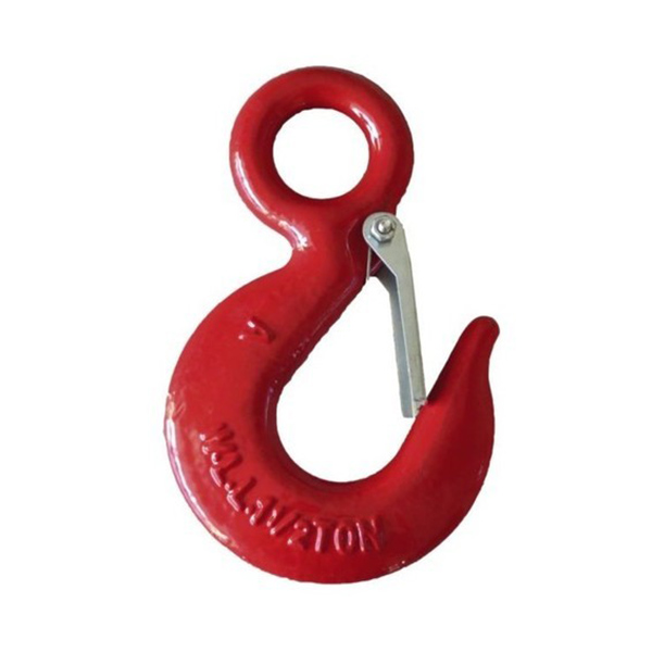 CROCHET SECURITE CHAPE + LINGUET ACIER GRADE 80 2000KG POUR CHAINE 7-8MM