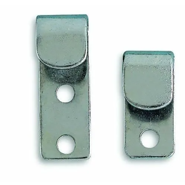 2 CROCHETS DE BACHE ACIER ZINGUE 31X15MM