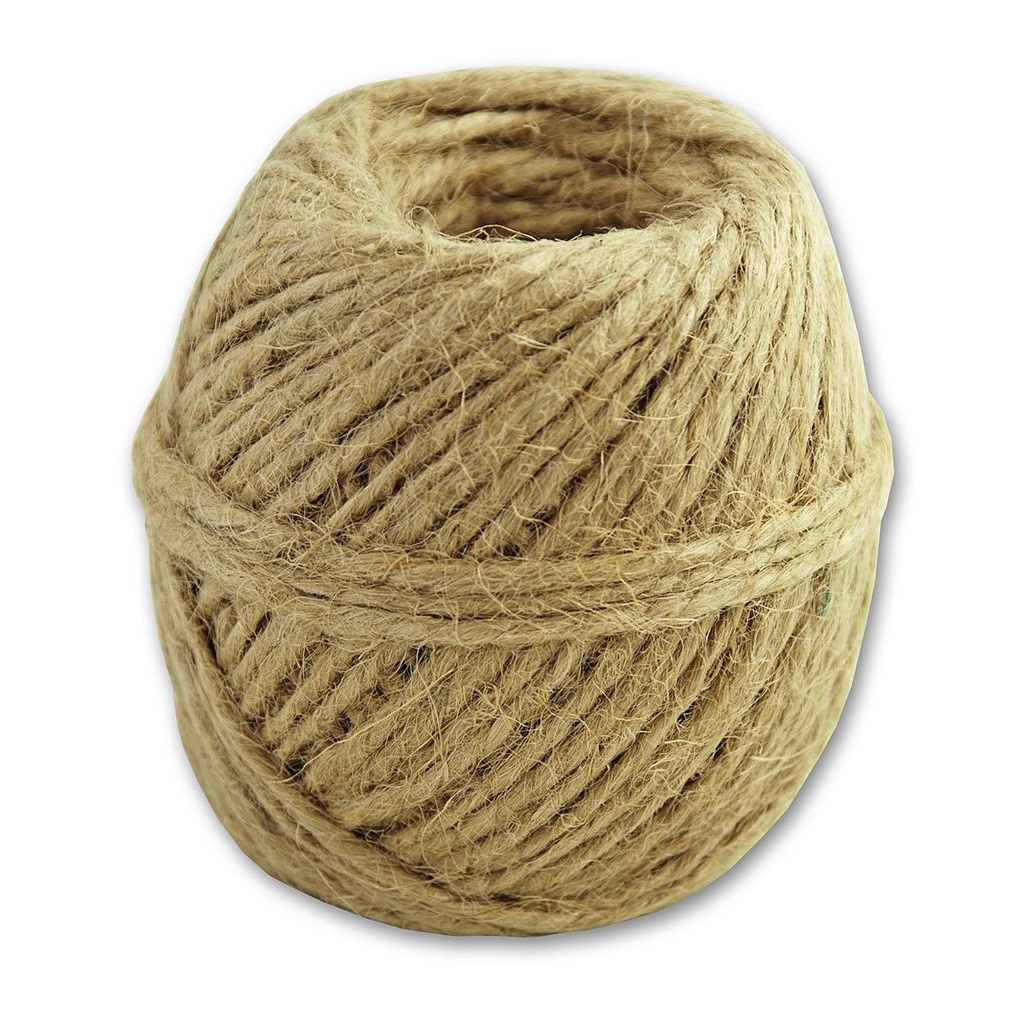 FICELLE JUTE 30KG TITRAGE 0.8/2 D2MM 100G 36M