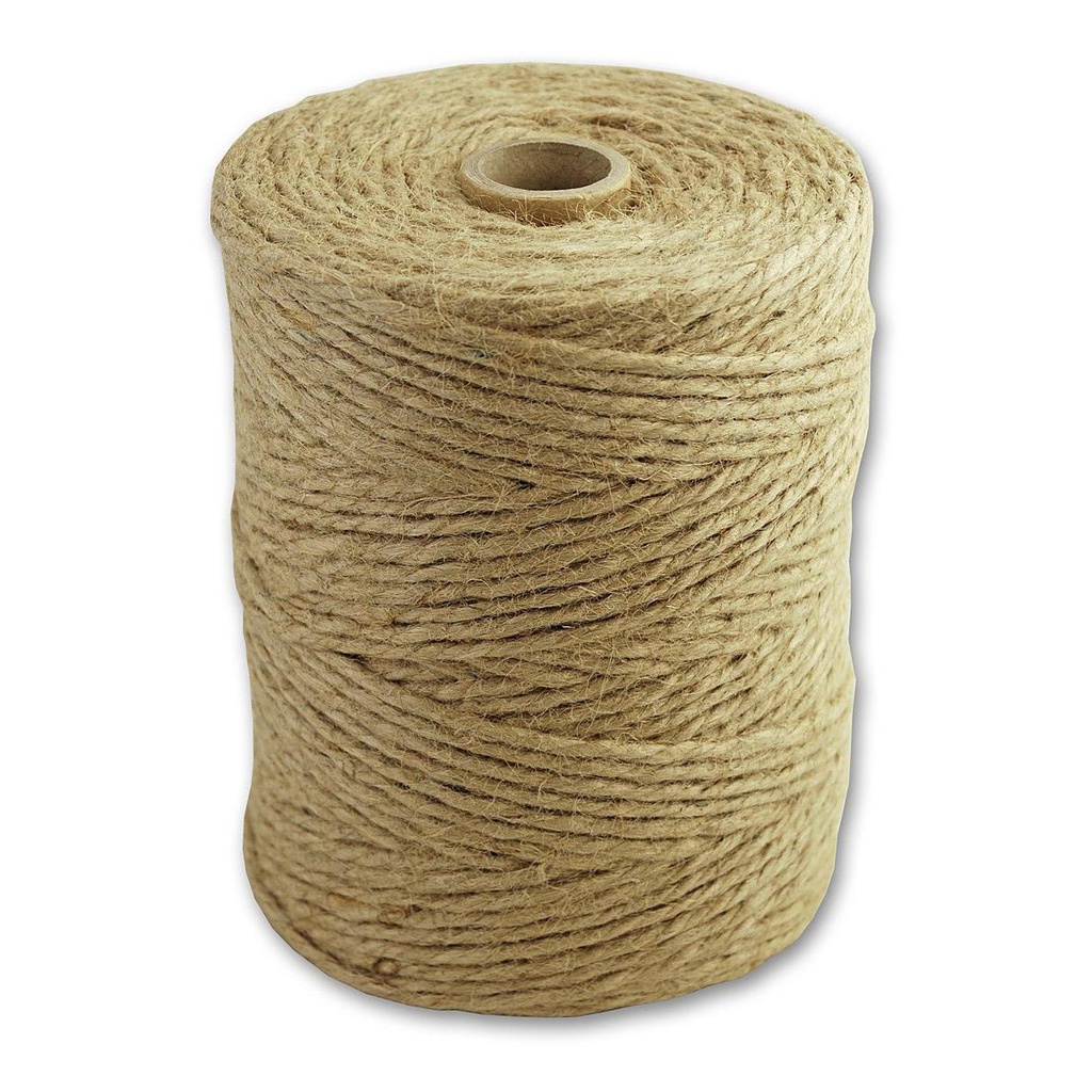 FICELLE JUTE 60KG TITRAGE 0.6/3 D2.8MM 1KG 180M