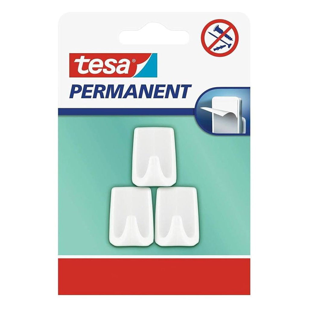 CROCHET PERMANENT RECTANGULAIRE S BLANC