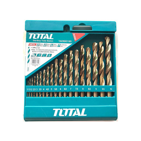 COFFRET MECHE METALLIQUE 19PCS 1A10MM