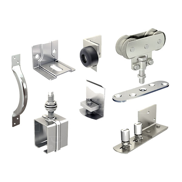 GARNITURE DE PORTE COULISSANTE 3530-V L=1,5M MAX - 80KG