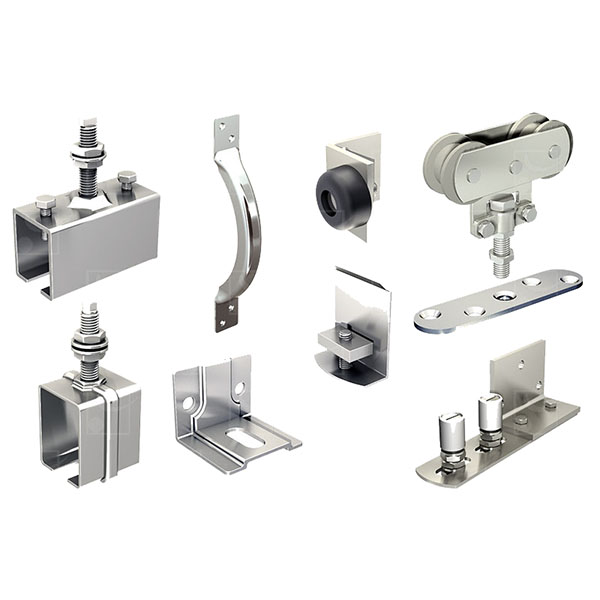 GARNITURE DE PORTE COULISSANTE 3530-V L=2M MAX - 80KG