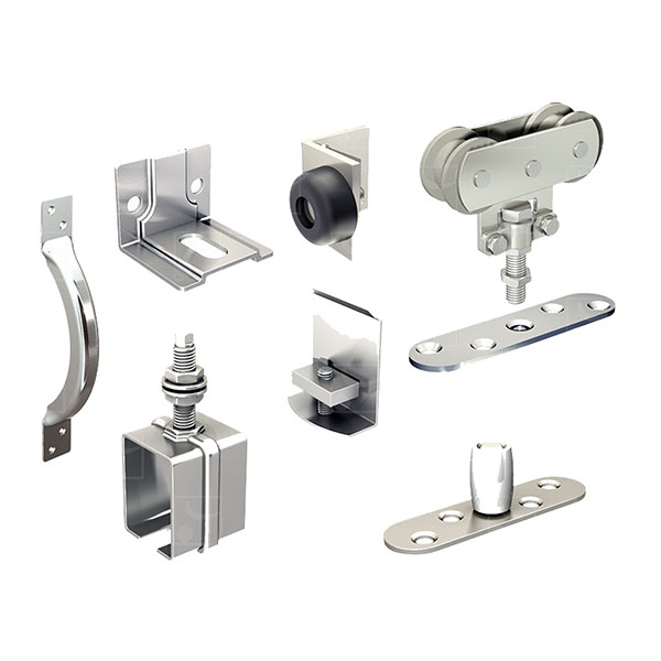 GARNITURE DE PORTE COULISSANTE 3530-U L=1,5M MAX - 80KG