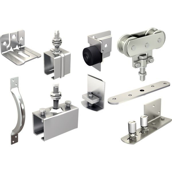 GARNITURE DE PORTE COULISSANTE 5040-U L=2M MAX - 150KG