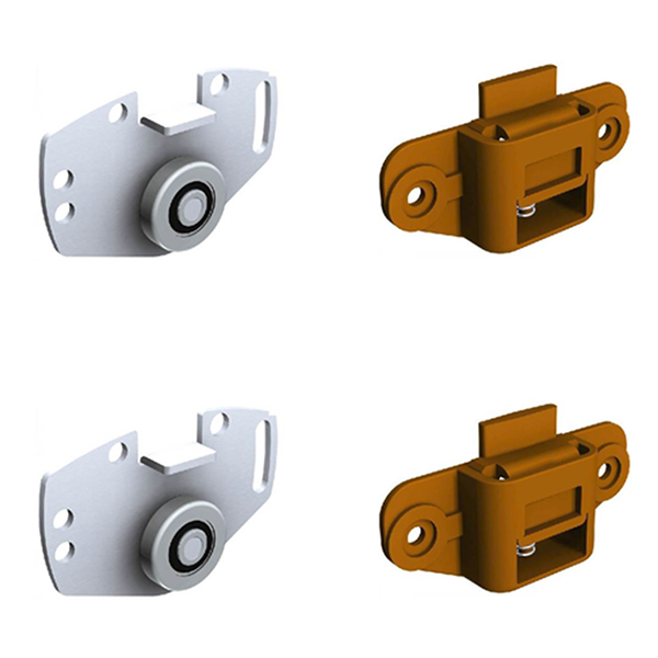 GARNITURE DE PORTE COULISSANTE SANS RAIL