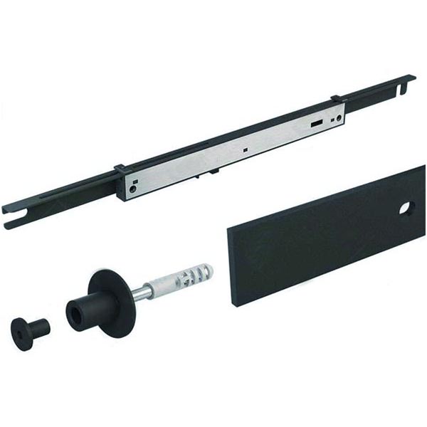 SET RAIL 1,95M NOIR + AMORTISSEUR