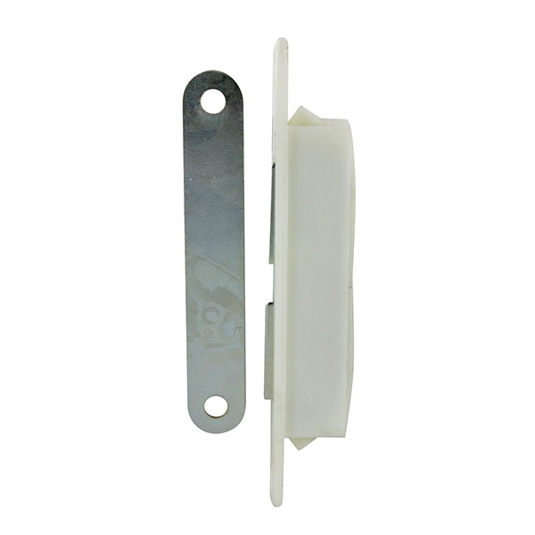 LOQUETEAU MAGNETIQUE A ENCASTRER PAT 8KG BLANC X1