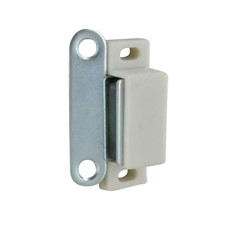 LOQUETEAU MAGNETIQUE PAT GFIX ACIER 4KG BLANC X8