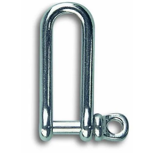 MANILLE LONGUE INOX 100KG AXE 6MM L46MM