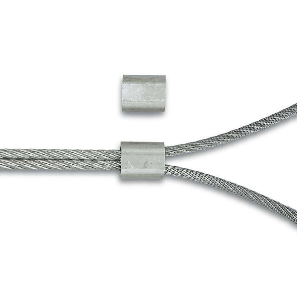 20 MANCHONS ALUMINIUM POUR CABLE D1.5MM