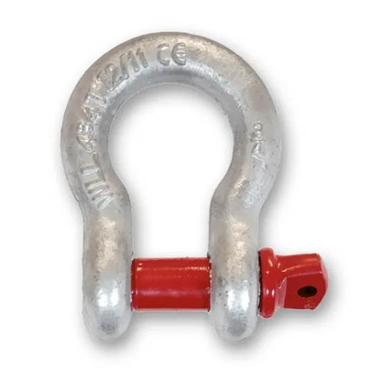 MANILLE LYRE ACIER ALLIE GALVA 1000KG AXE 11MMX17MM