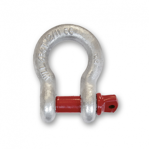 MANILLE LYRE ACIER ALLIE GALVA 2000KG AXE 16MMX20.5MM