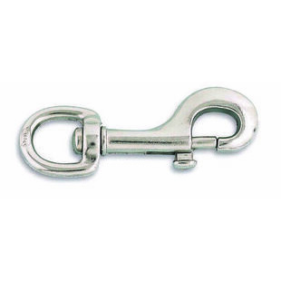 MOUSQUETON POMPE ZAMAK NICKELE L110MM