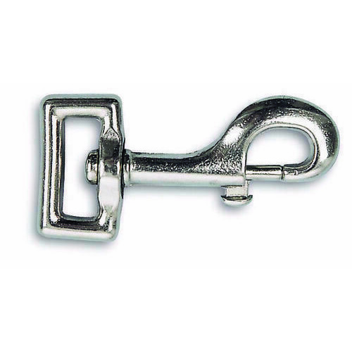 MOUSQUETON POMPE ZAMAK NICKELE POUR SANGLE 25MM