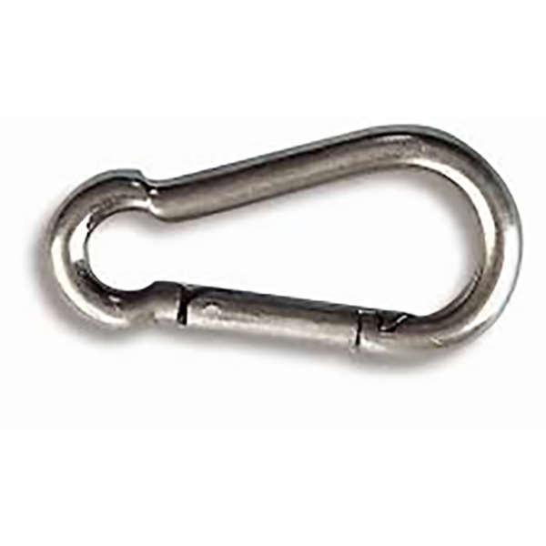MOUSQUETON POMPIER INOX 333KG D10MM L100MM