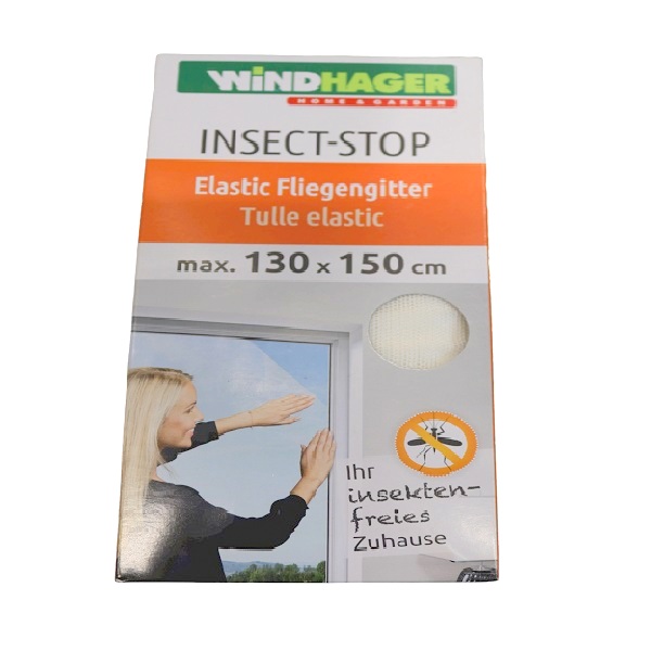 MOUSTIQUAIRE BANDE AUTO-AGRIPPANTE 130X150CM BLANC