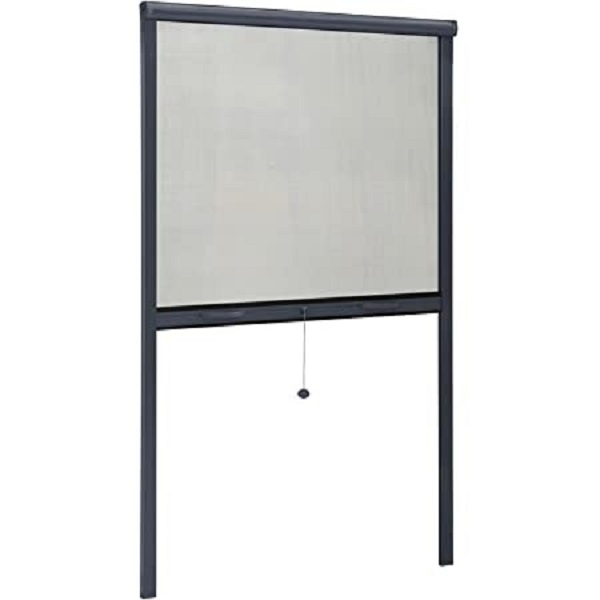 MOUSTIQUAIRE ENROULABLE FENETRE 160X160CM ANTHRACITE