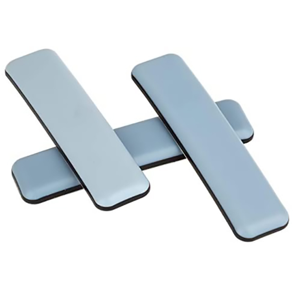 PATIN RECTANGLE ADHESIF PTFE 25X100 X4